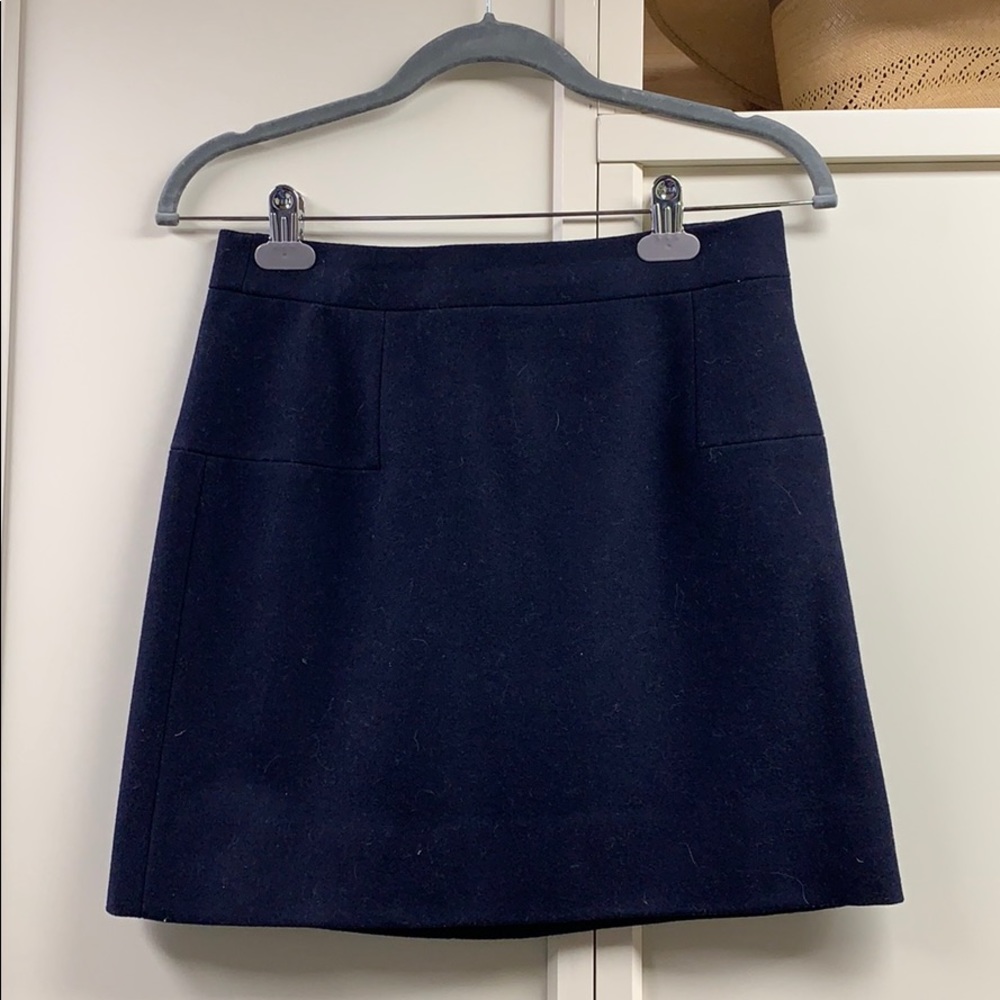 J. Crew wool miniskirt